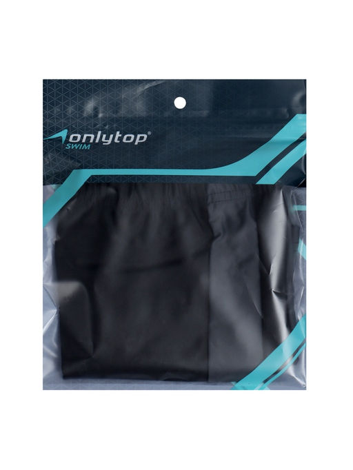 Плавки для плавания ONLYTOP, р. 50, цвет чёрный/серый