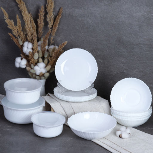 Столовый набор 16 предметов с салатниками А / 13/7578/XN (WHITE) - Галеонтрейд фото 2