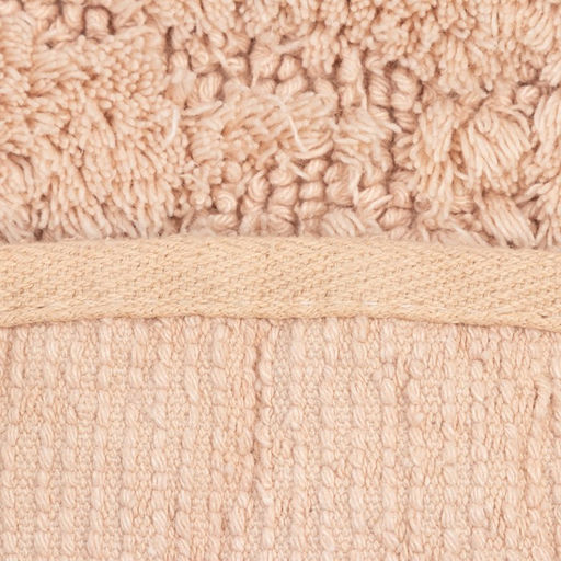 Ковер Этель Zig-Zag 100 см, бежевый, 70% хлопок, 30% п/э, 1500 г/м2  фото 4