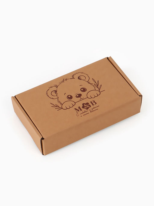 Набор деревянных расчесок детских с натуральной щетиной, 3 шт в коробке, M&B