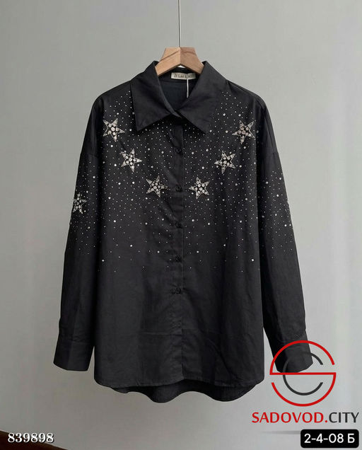 Рубашка женская со звездами - Bruno фото 2