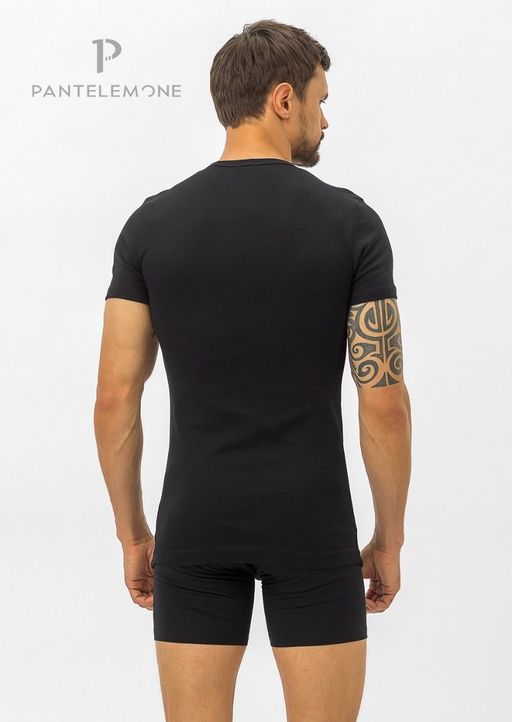 Футболка мужская MF-004 Черный - Pantelemone фото 4