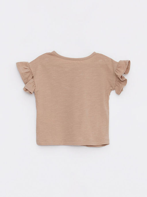 Bisiklet Yaka K?sa Kol Pamuklu K?z Bebek Ti??rt 2li - Waikiki фото 3