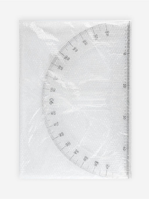 Транспортир портновский 180°, пластик