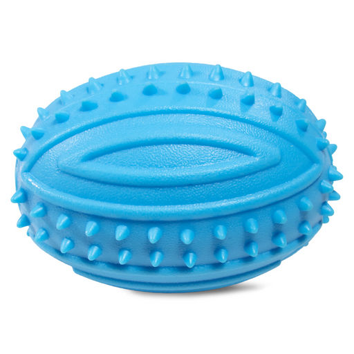 Игрушка для собак из резины Мяч для регби с шипами, 90мм - Triol фото 2