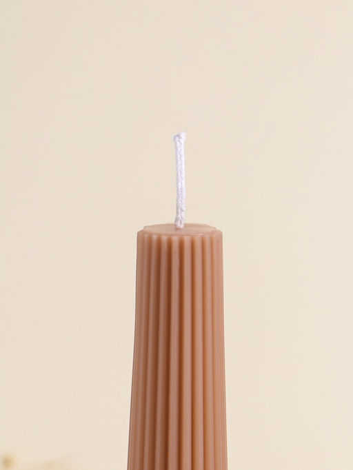 Набор свечей, 3.5х23 см, 2 шт "Башня" корица 4х9,5х25 см