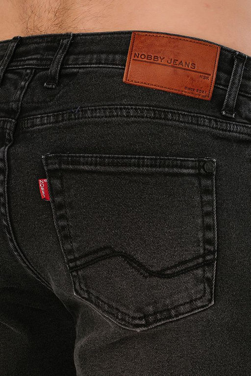 NOBBY, Мужские джинсы W01905 (черный деним) фото 6