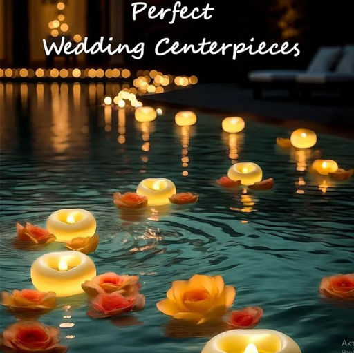 Плавающие фигурные чудо свечи, Led свечи для создания романтики