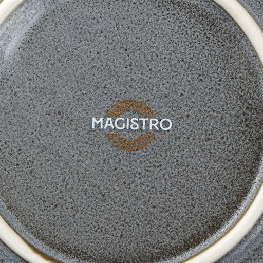 Тарелка Magistro Urban, d=22.5 см, фарфор, серая