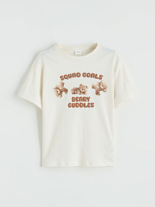 Bask?l? K?z ?ocuk Pijama Tak?m