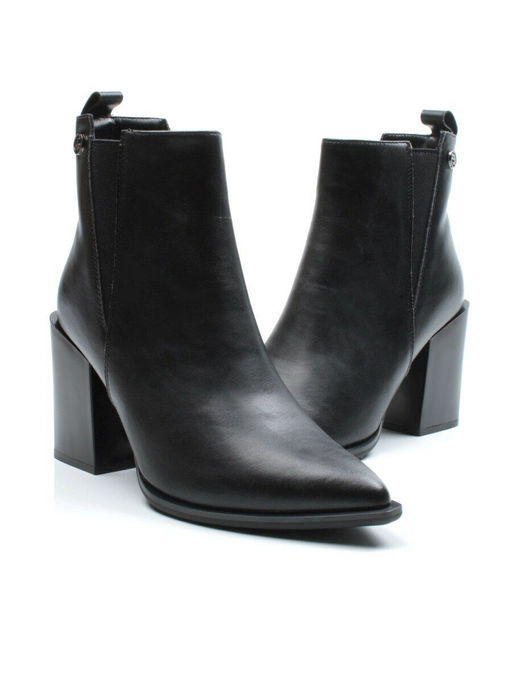 01-PCG267-1 BLACK Ботинки демисезонные женские (натуральная кожа, байка) - Фабричный китай фото 12