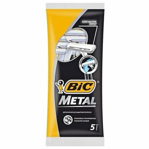 BIC станок д/бритья одноразовый Муж. МЕТАЛ (1шт)