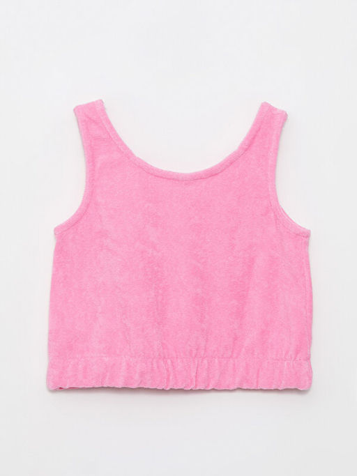 U Yaka Nak?? Detayl? K?z ?ocuk Atlet - Waikiki фото 2