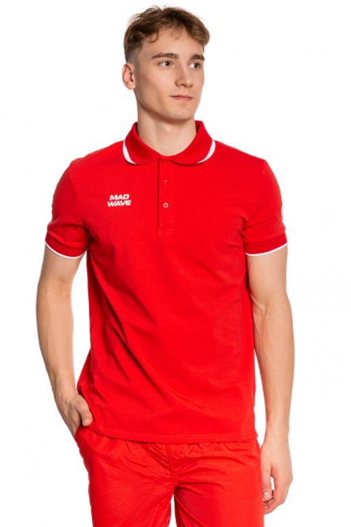 Футболка Polo MW adult coach, MW t-shirt adult, MW t-shirt adult coach, MW t-shirt stretch adult, Polo MW stretch adult - Mad wave фото 4