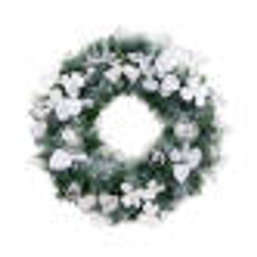 Венок еловый Шэмрок зеленый c литой силиконовой хвоей (30 LED огней) d=50 см - Holiday classics фото 4
