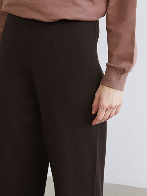 Beli Lastikli Geni? Pa?a Kad?n Triko Pantolon