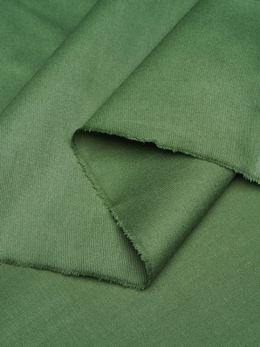 Сатин цв.Зеленый папоротник, ш.2.2м, хлопок-100%, 135гр/м.кв - Купава фото 4