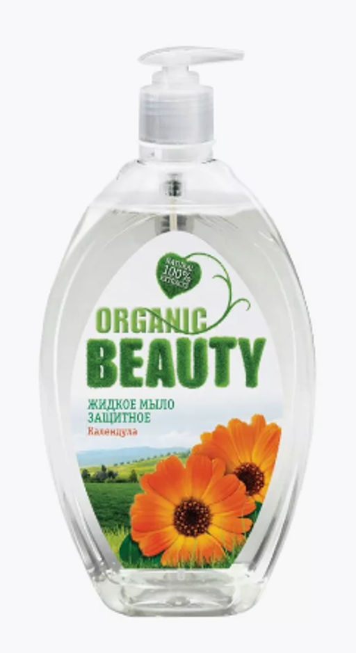 ОРГ.БЬЮТИ жидк.мыло 500мл Защитное с дозатором