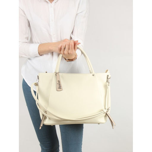 Сумка женская искусственная кожа ADEL-262. 1отдел. плеч/ремень, бежевый св флотер 253535 - Adelia фото 5