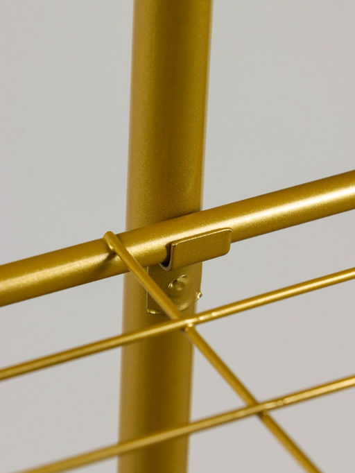 Подставка для цветов Greengo, 7 полок, 43×22×126 см, напольная, металл, цвет золотой