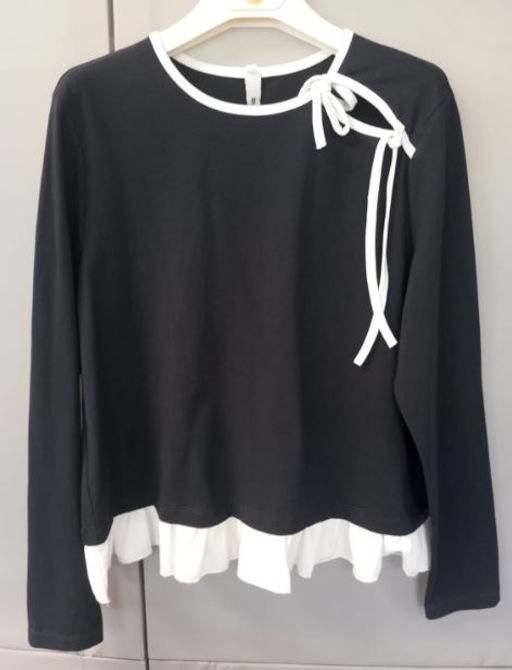 Блузка для девочки т.синий