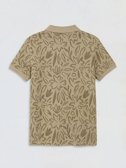 Polo Yaka Desenli Erkek ?ocuk Ti??rt