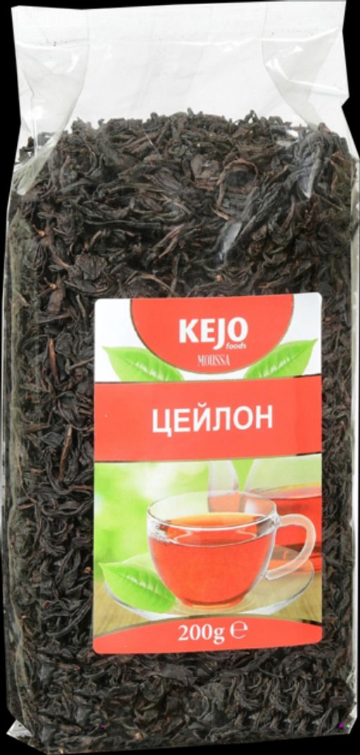 KejoFoods. Цейлонский крупнолистовой 200 гр. мягкая упаковка РОССИЯ