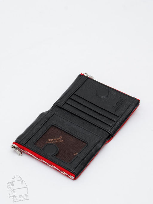 Женский кошелек 9949-1806A red black Vermari