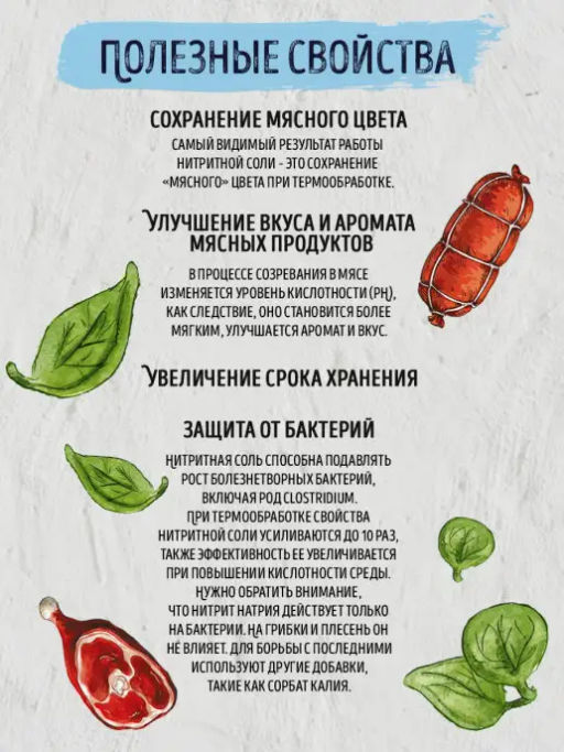 Соль нитритная FOODVILL