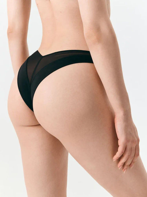Infinity / Трусы стринги-бразилиано жен. Bruna черный - Infinity Lingerie фото 4