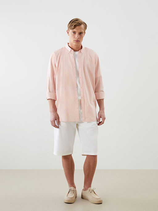 Slim Fit Uzun Kollu Erkek G?mlek