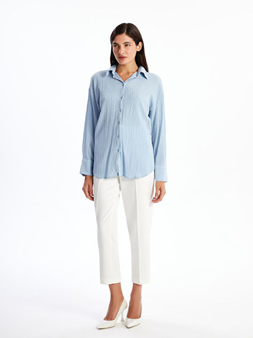 D?z Uzun Kollu Kad?n G?mlek