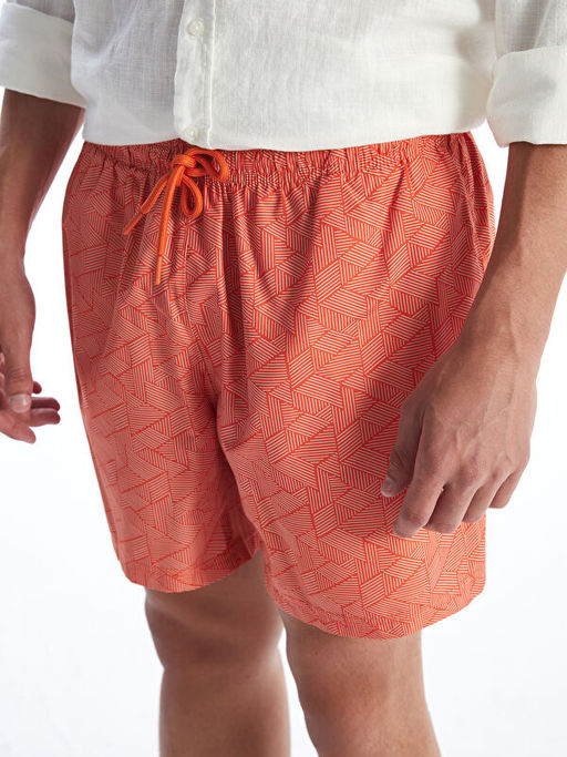 Diz Hizas? Boy Desenli Erkek Deniz ?ortu