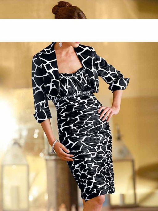 Платье, черно-белое - Heine фото 3