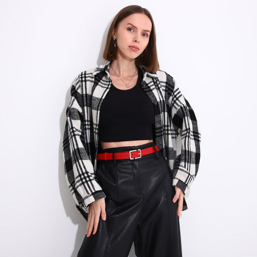 Ремень женский, ширина 2,5 см, винт, пряжка метал, цвет красный - Simaland фото 3