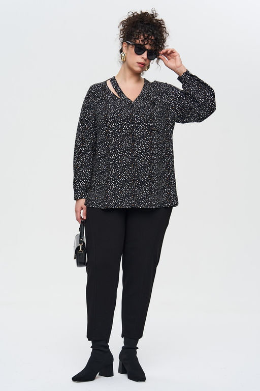 Блуза Грильяж черный - Intikoma фото 6