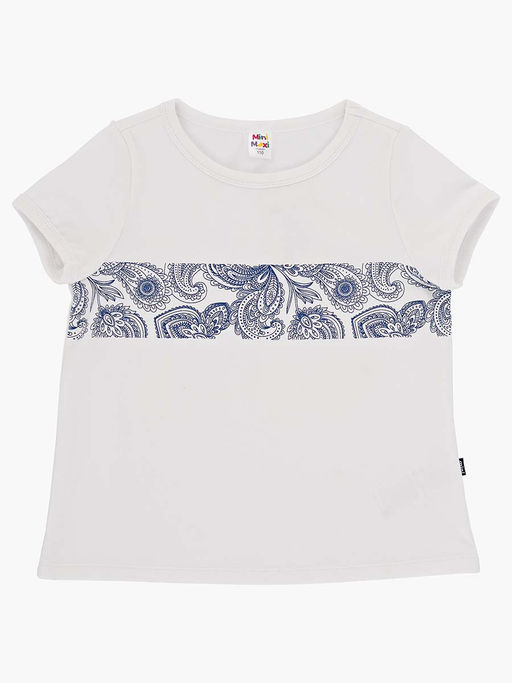 Футболка для девочки	 UD 3927 белый - Mini maxi фото 4