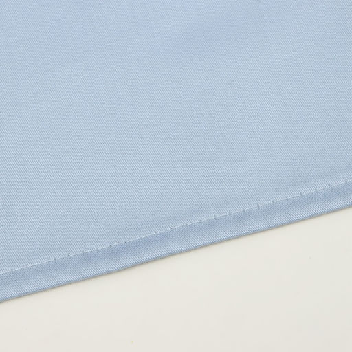 Простыня на резинке 220ТС Этель 180*200+30 см, цв.голубой, сатин, 100% хлопок  фото 6
