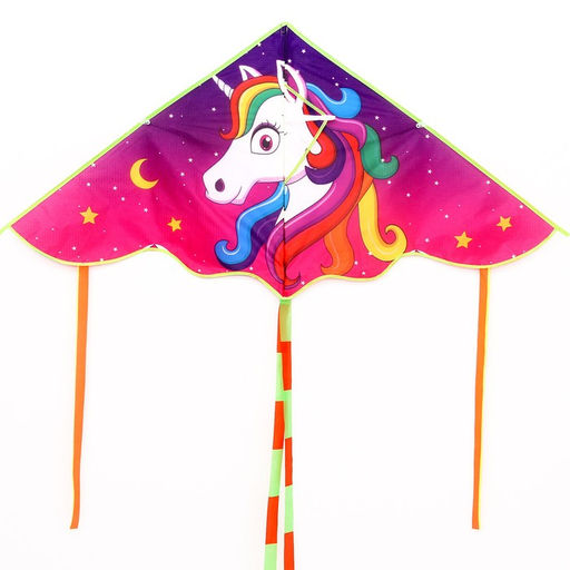 Воздушный змей Единорог с леской