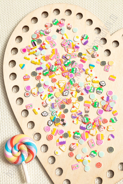 Кабошоны декоративные "Конфетки" (50 гр) SF-5932, ассорти