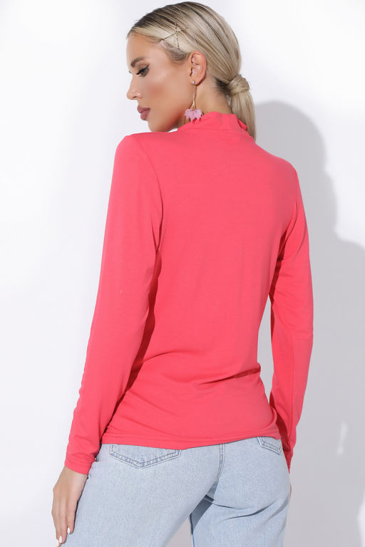 Водолазка Вита (коралл) - Эльза фото 5