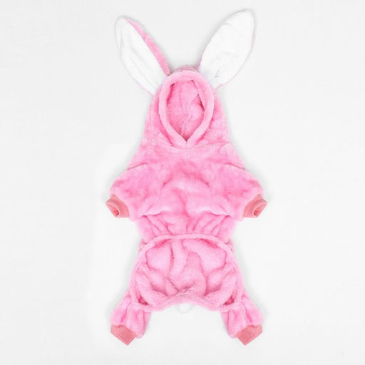 Комбинезон Зайка с капюшоном, размер XL (ДС 40 см, ОГ 50 см, ОШ 40 см), розовый - Simaland фото 8