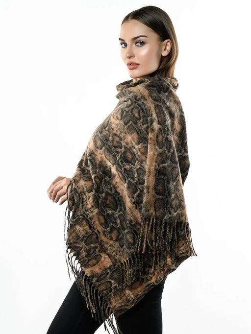 Яркий палантин с анималистичным принтом - Pretty mania фото 2