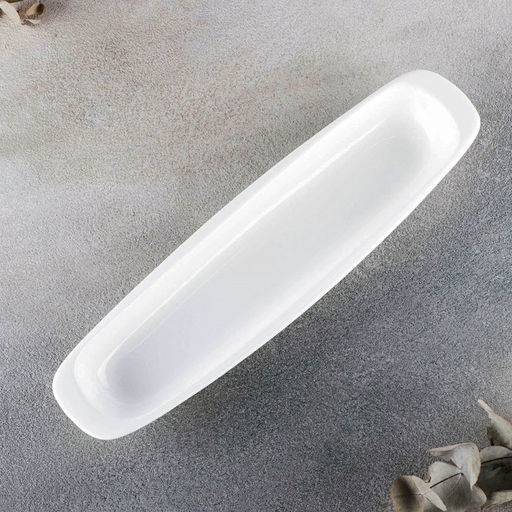 Блюдо Wilmax, 28×7.5 см, фарфор, белое