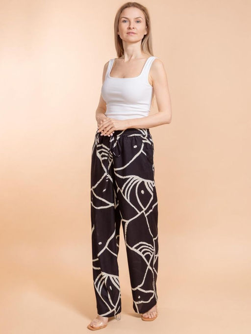 Брюки (вискоза) №25-532-2 (Лето 2025) - Ганг фото 3