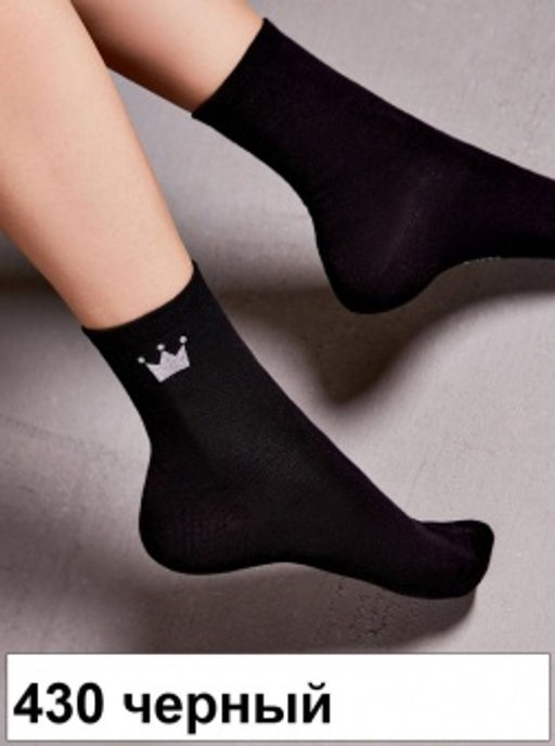 Носки жен. CLASSIC 22С-40СП - 430 черный - Conte elegant фото 3