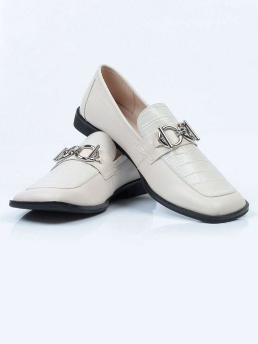 03-DP93-3 LT. BEIGE Лоферы женские (натуральная кожа)