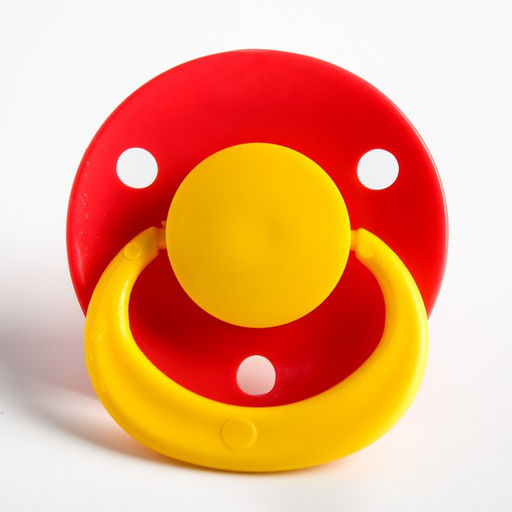 Соска-пустышка латексная классическая Ягодка с кольцом, от 0 мес., цвета МИКС - Крошка я фото 4