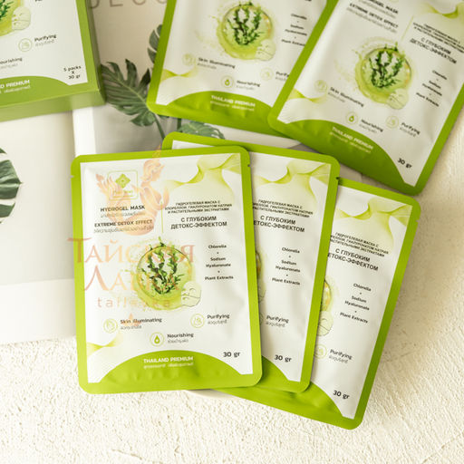 Маска Гидрогелевая Хлорелла и Растительные Экстракты
 THAI TALAY
30 мл  фото 9