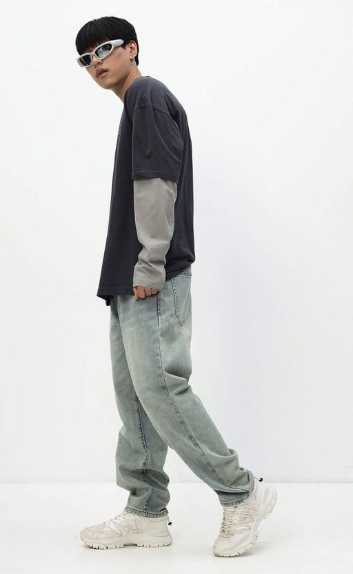 Джинсы Fine Joyce K8888 синие  фото 9